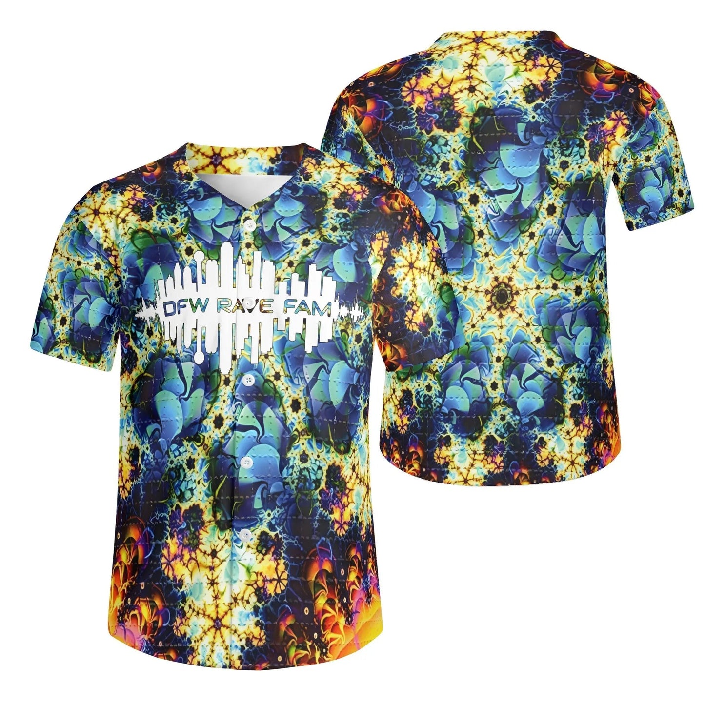Melting Blue DFW RaveFam Jersey - RaverTagz