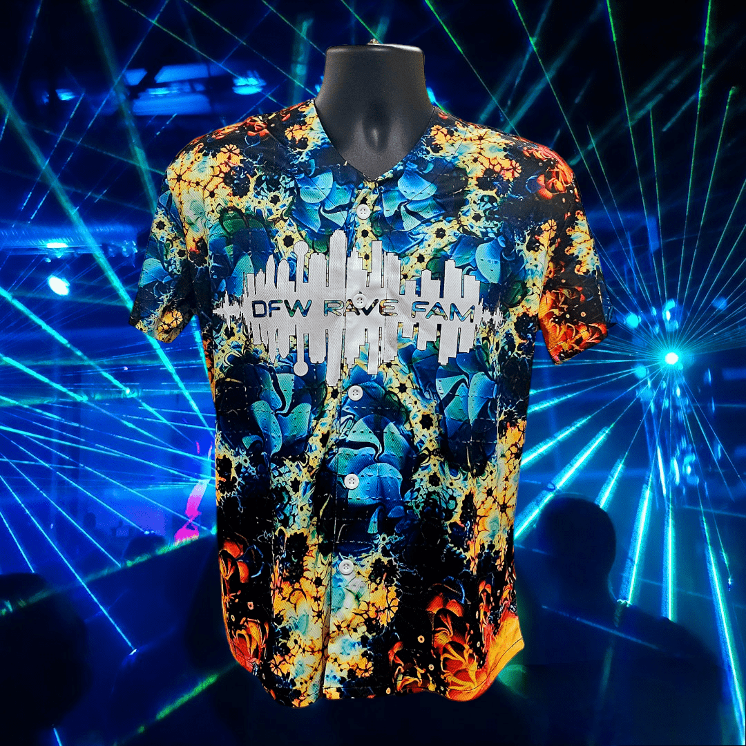 Melting Blue DFW RaveFam Jersey - RaverTagz